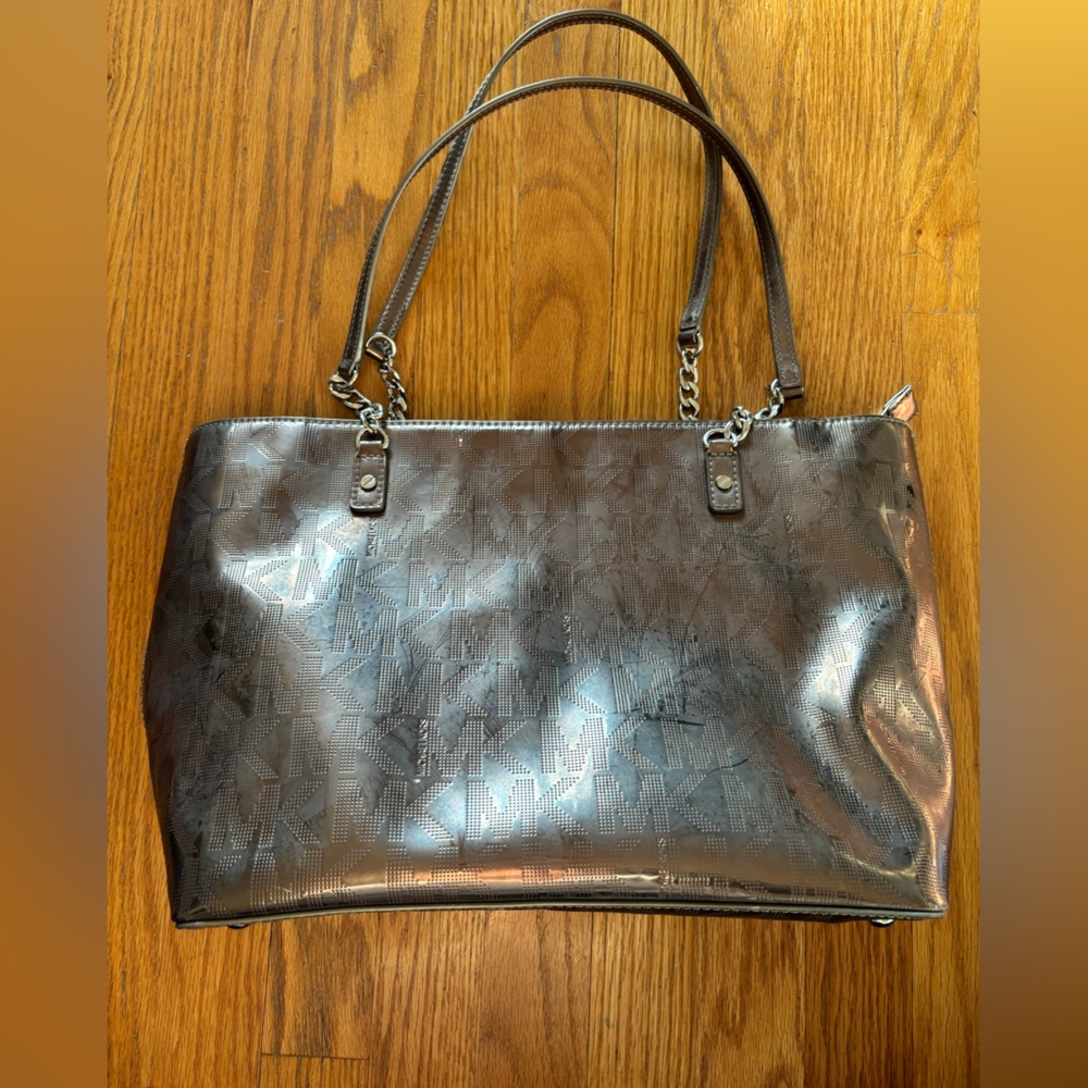 PROJECT Michael Kors Shimmering Silver Tote